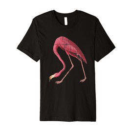 Pink Flamingo Bird of Paradise Premium T-Shirt