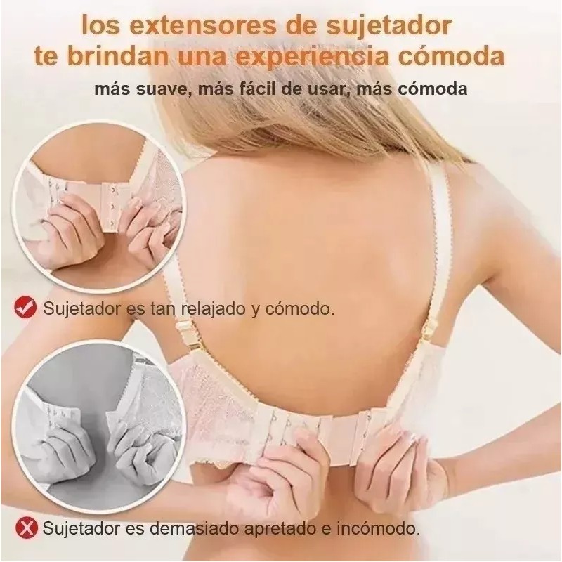 Extensor de ropa interior Extensiones Bra Brasier Mujer Extensores 3