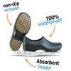 Sticky Waterproof Non-Slip Shoes (9.5, Black)