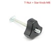 CarAngels T-Slot Hold-down Clamp, T-Track Clamp, Easy Installation, Table Saw