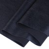 HGUAN Solid Color Soft Black Faux Leather Fabric 12"x53" (30cm