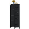 Somdot Narrow Dresser with 4 Drawers, Slim Storage Organizer Chest