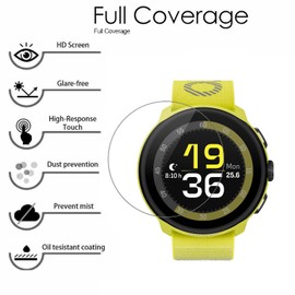 3 Pack Screen protector for Suunto Run, Electro-weideworld Self-Healing & Bubble Free HD Clear Soft TPU Protective Film for Suunto Run[Sensitive Touch]