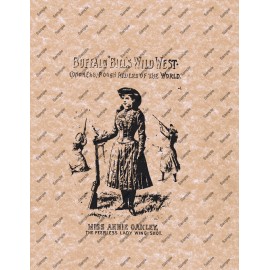 BUFFALO BILL ANNIE OAKLEY WILD WEST POSTER Western Bar Saloon Home Decor 004