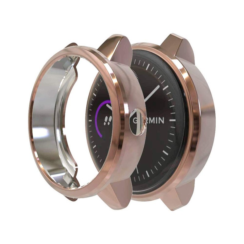 Compatible with Garmin vivoactive3 Protective Case, TPU Plated Protective Cover,