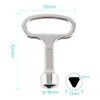 OriGlam Multi-Functional Utility Key Plumbers Tool Key, Triangle Cabinet Spanner