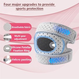 DYUEOK Knee Brace for Women Men Adjustable Knee Support with Side Stabilizers Patella Knee Brace with Patella Gel Pads for Meniscus Tear Knee Pain Arthritis Pain Injury Recoverys Running Workout