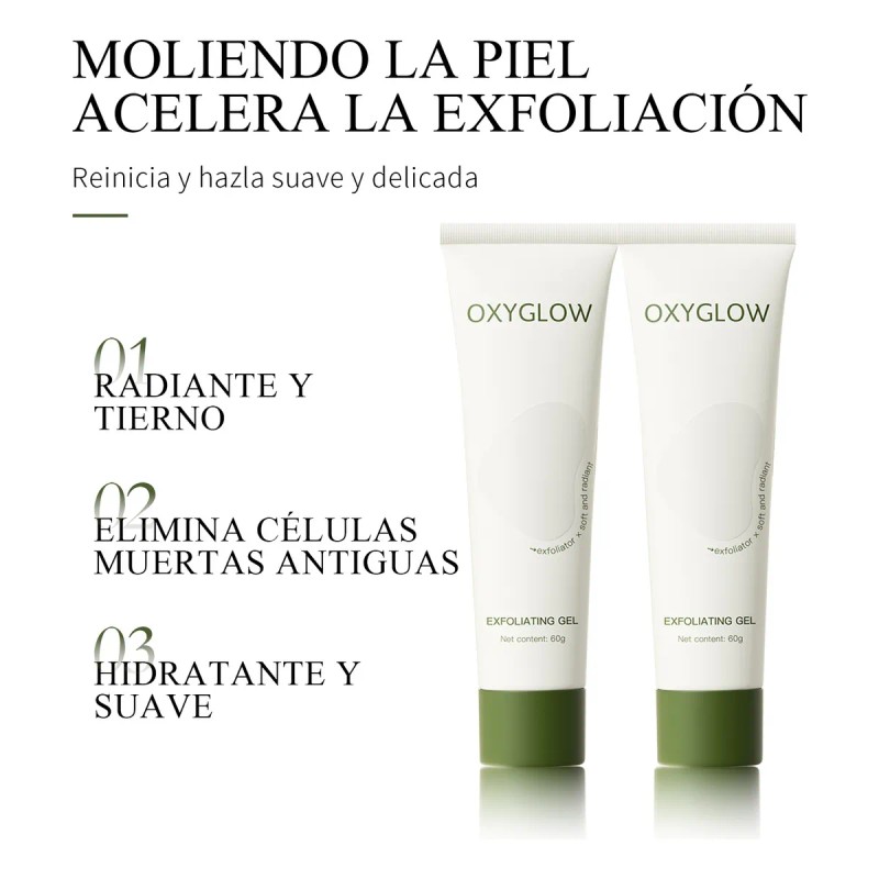 Gel Exfoliante Oxyglow - Elimina Células Muertas En Todo Tipo