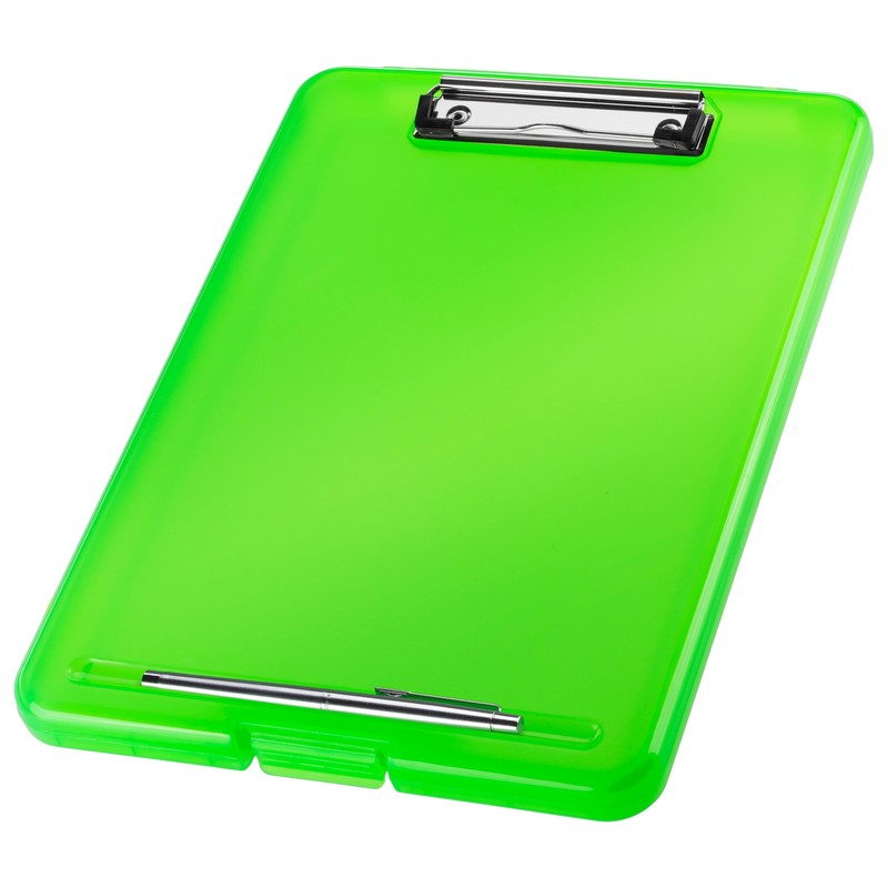 helit H2532050 Clipboard DIN A4 the Clip Green Translucent Clipboard
