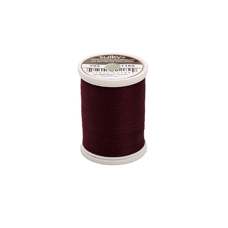 Sulky Of America 400d 30wt Cotton Thread, 500 yd, Dark