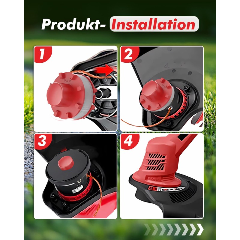 LADAMI Einhell Replacement Thread Spools for Einhell Grass Trimmer, 2