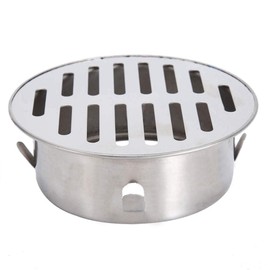 Stainless Steel Round Floor Drain 12.8 cm Anti-Blocking Balcony Floor Drain