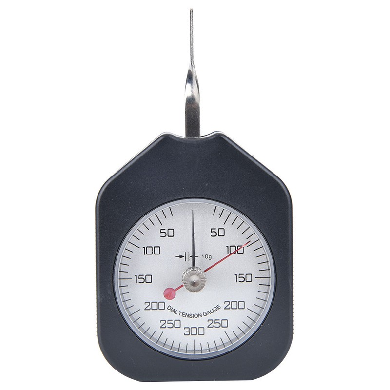 Plastic Pointer Type Double Needles Tension Meter Analog Dial Gauge