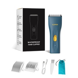 Founouly Prowerful Home Professional Dog Grooming Kit Clipper Low Noise USB Rechargeable Gifts for Dog Cat Green,TS006