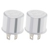 EMSea Pack of 2 2 Pin Flasher Sensor Relay 12