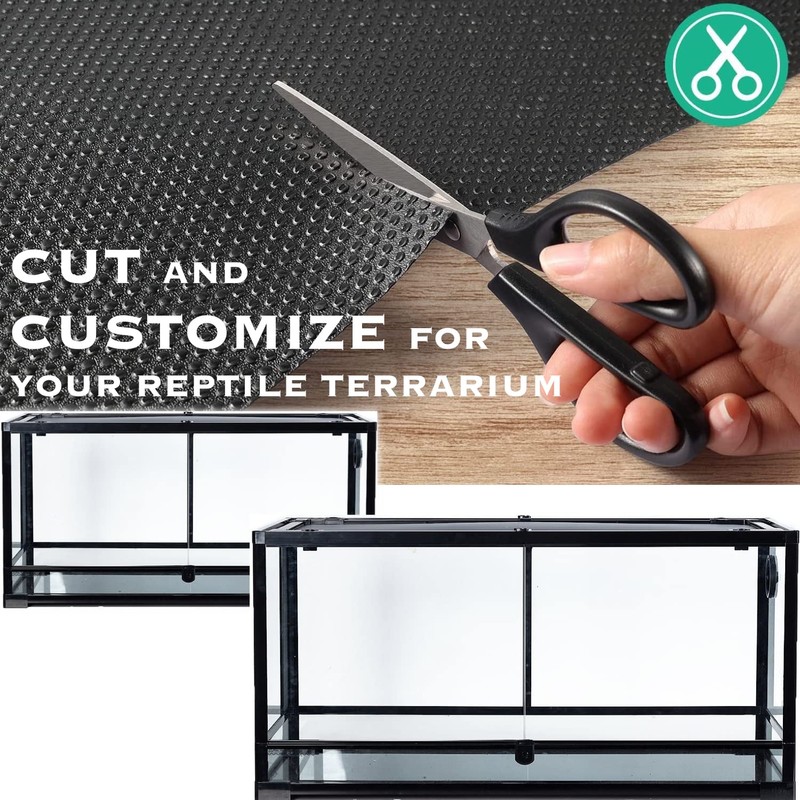 MRREPTILE Reptile Substrate Mat Carpet Bedding, Bearded Dragon Substrate, Reptile