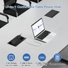 Recessed Conference Table Power Hub with 4 USB Ports,3AC TR