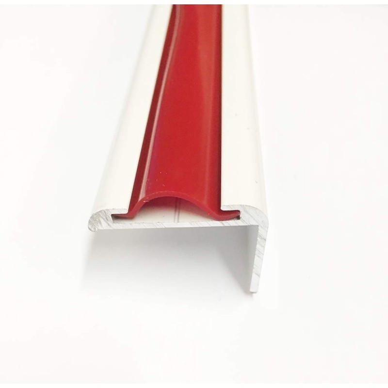 Red Vinyl 7/8" Insert Molding Trim Screw Cover RV Camper