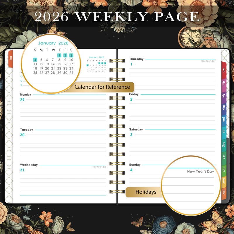 2026 Planner - Planner 2026, Jan 2026 - Dec 2026,