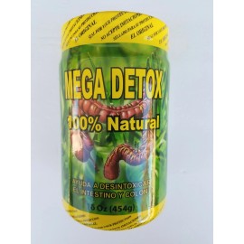 Detoxify MEGA DETOX 100% NATURAL HELPS DETOXIFY INTESTINE & COLON 16 OZ NEW SEALED 06/25