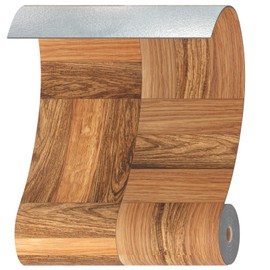 WIFEA Vinyl Flooring Roll, Vinyl Plank Flooring 23.6"x 393.7"/64 Sq.Ft, Unique Oak Texture Wear and Water Resistant Vinyl Flooring, 1.5mm Thickened Peel and Stick Floor Tiles for Any Room, Yellow