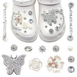 JKDHJK Shoe Charms for Croc Charms, Crystal Diamond Shoe Accessories, Shoes charm are Ideal for Children's Birthdays, Gifts and Shoe Decorations