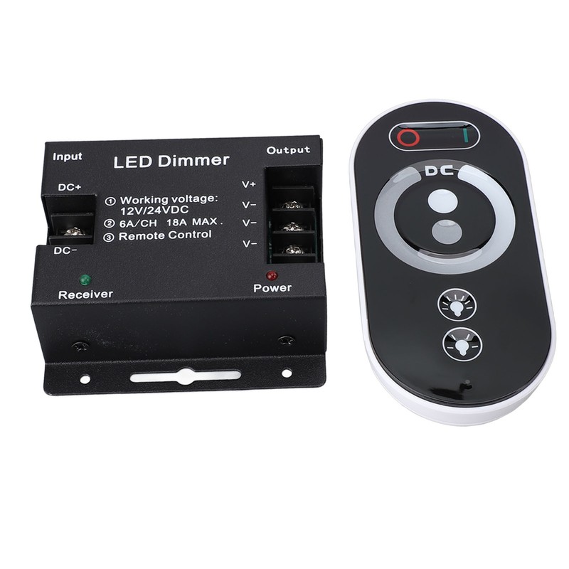Dimmer Switch DC 12V‑24V 18A PWM LED Light Strip Dimmer
