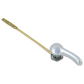 EZ-FLO 40067 Toilet Tank Arm with Chrome Handle and Metal Nut, 8-1/2 inch