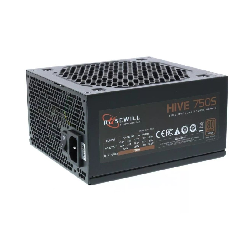 Rosewill HIVE-750S 750W 80 PLUS BRONZE Fully Modular Power Supply