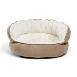 Best Friends by Sheri Pet Throne - Luxury Orthopedic Comfort Dog and Cat Bed, High Walls for Security and Deep Rest, Machine Washable