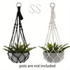WeedGuard Outdoor Plant Hanger Macrame – Handcrafted Bohemian Holder with