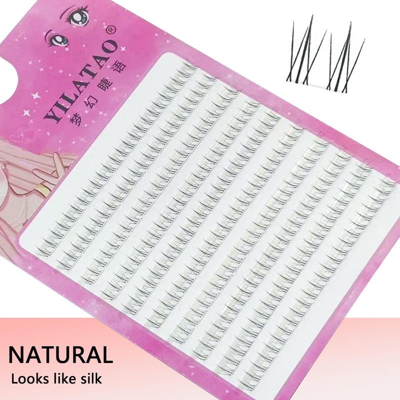 10 Rows Large Capacity False Eyelashes, Lower Eyelashes, Small Flame