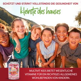 Multivitamin Complex for Children | Strengthens and protects the defenses | Provides energy and well-being | Promotes proper and healthy growth | 60 Units