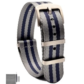 TICFROG 22mm Watch Strap, Military Ballistic Nylon Watch Band with Heavy Buckle Premium Nylon Watch Bands 22mm for Men Women
