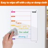 Kamehame Magnetic Weekly Planner Board for Fridge 14.2"x11" Acrylic Dry