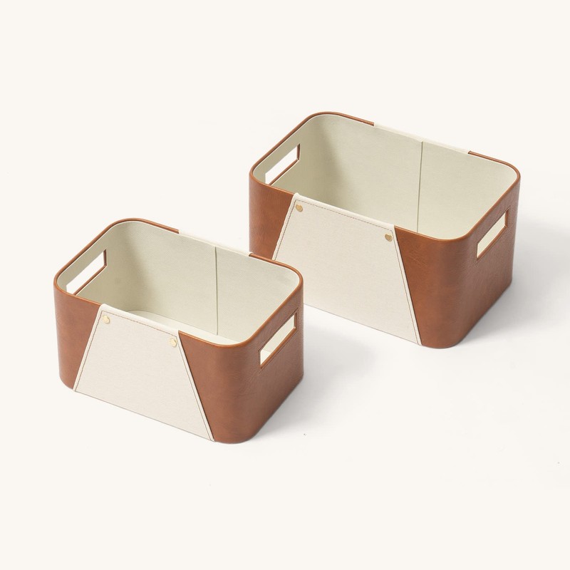 LA JOLIE MUSE Storage Baskets for Organizing, 2 Pack, Storage