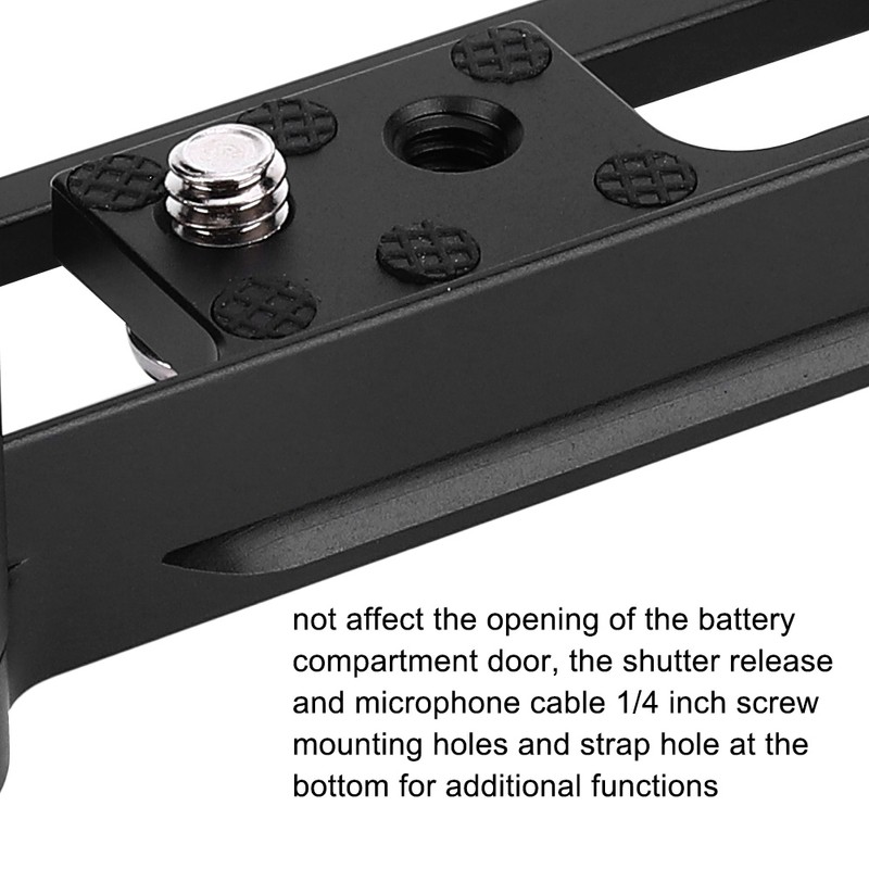 Aluminum Alloy Quick Release L plate Vertical Hand Grip Holder