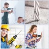 Geroosaty 50 Pcs Drywall Bit 1/8 Inch Spiral Saw Tip