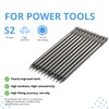 VESTTIO Square Head Screwdriver Bit Set 10PCS SQ2 1/4 Inch