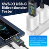 USB Tester 3.3V-40V Heemol 12A USB C Meter, Digital Multimeter