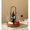 IHI EST. 1986 India Handicrafts Harmony Vines Natural Brown with