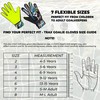 Trax Soccer Goalie Gloves for Kids Boys Children,Youth & Adult