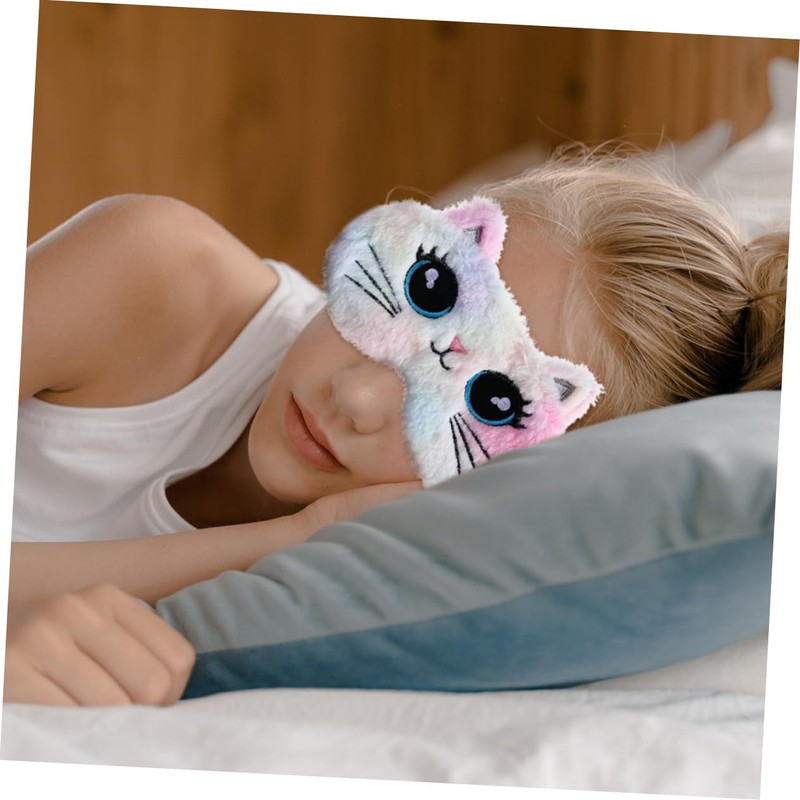 minkissy Plush Eye Mask Blindfold for Naps and Light Blocking