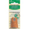 Clover Leather Double Sided Thimble-, Brown