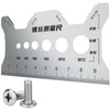 S/tainless S/teel Double-Sided Bolt Gauge Card | Metric & Imperial