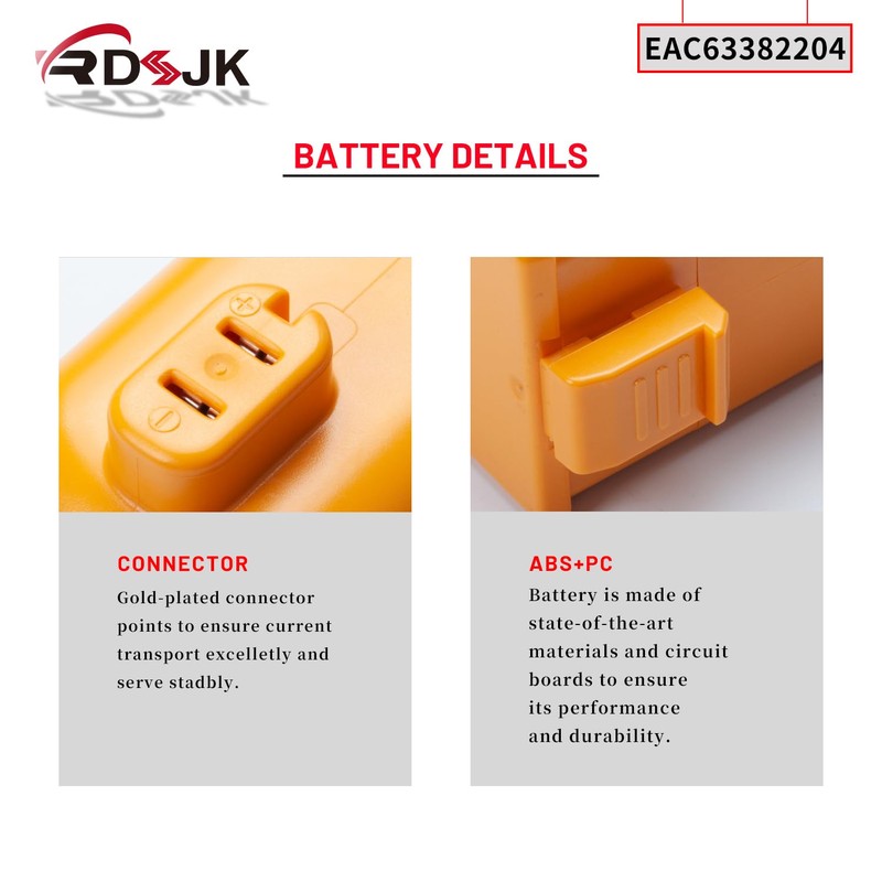 2 Pack A9 Battery for LG Cord Zero A9 A9S