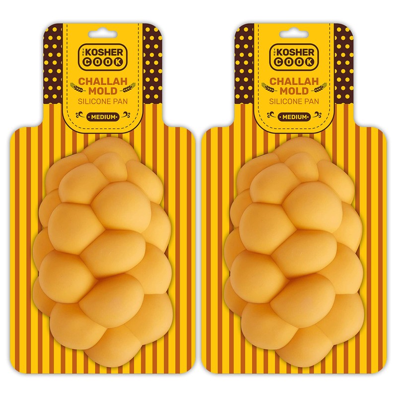 The Kosher Cook Silicone Braided Challah Mold - Medium -