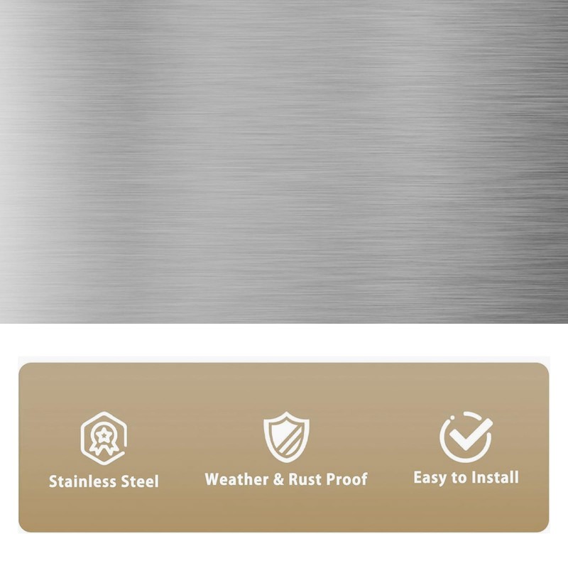 2 Pack Stainless Steel Venting Panel for Grill Accessory, 15"