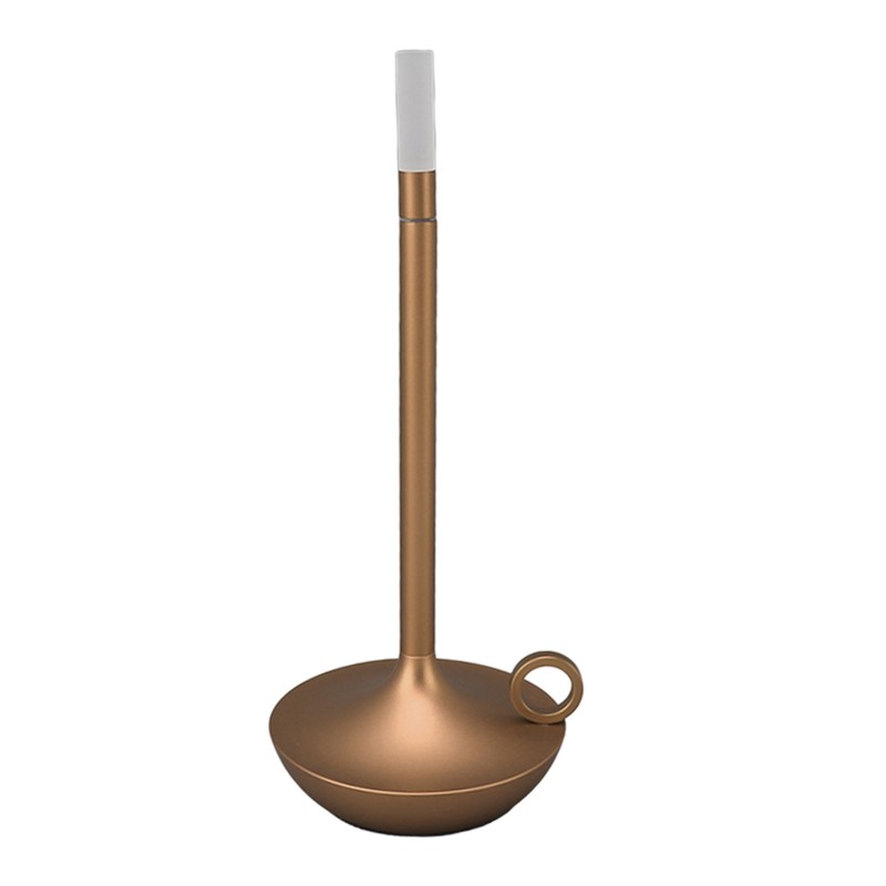 Cordless Table Lamp Innovative Candle Shape 3 Levels Brightness Dimmable