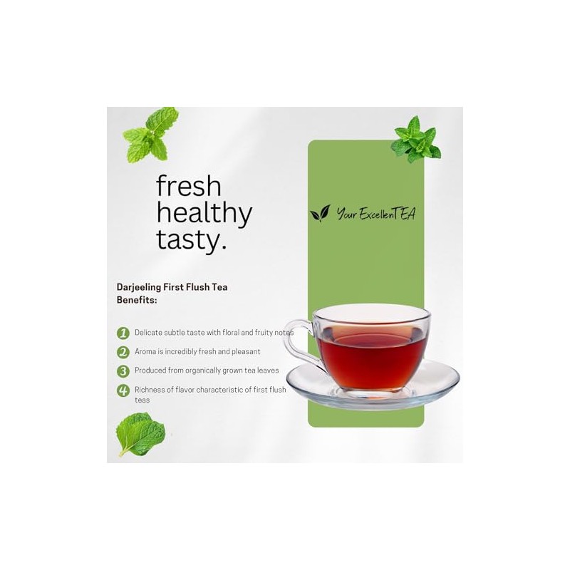 Your ExcellenTEA - Darjeeling Himalayan Organic Black Loose Leaf Tea